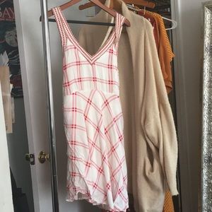 Esley Red Gingham Sun Dress